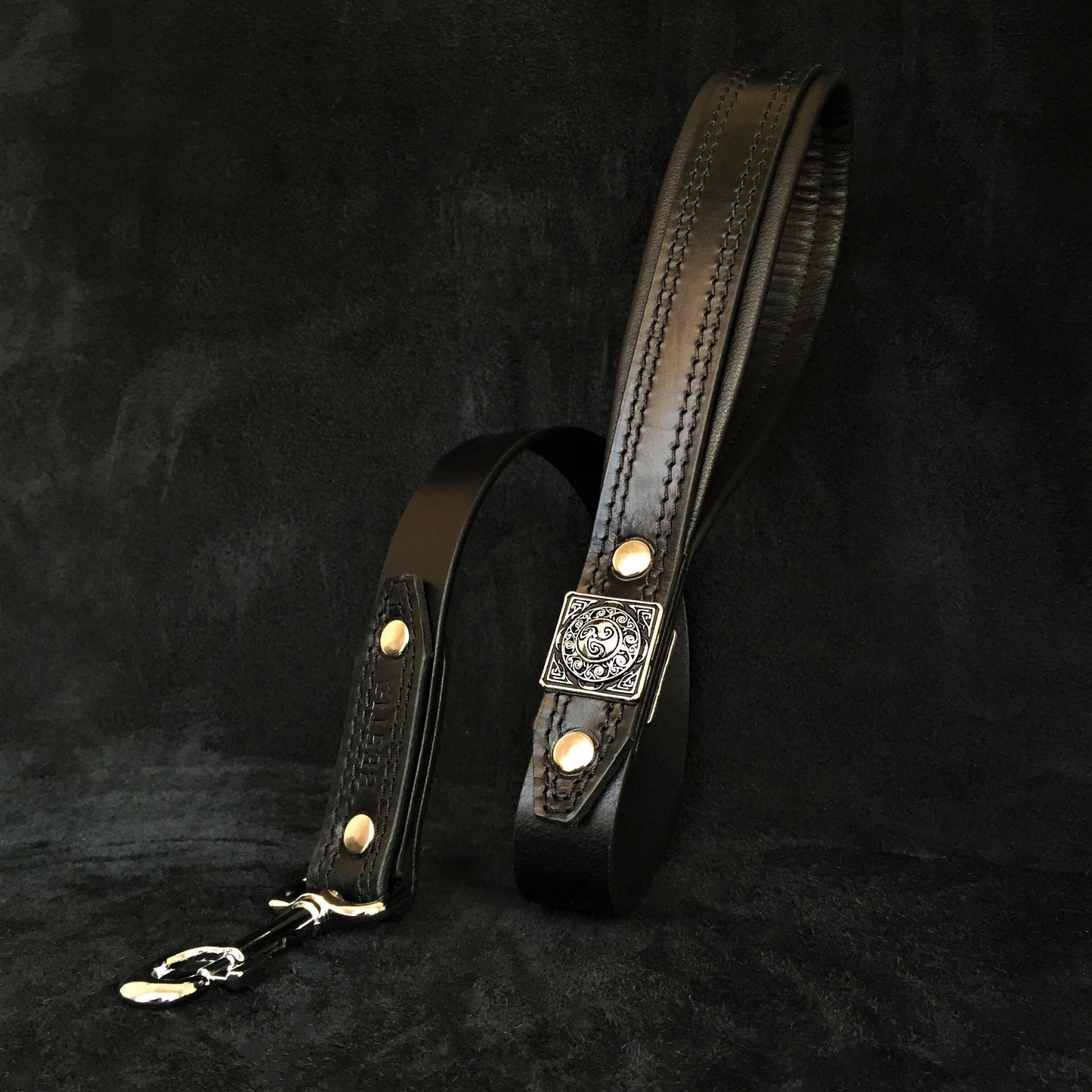 Das komplett schwarze „Eros“ Halsband – 6,5 cm (2,5 Zoll) breit-3