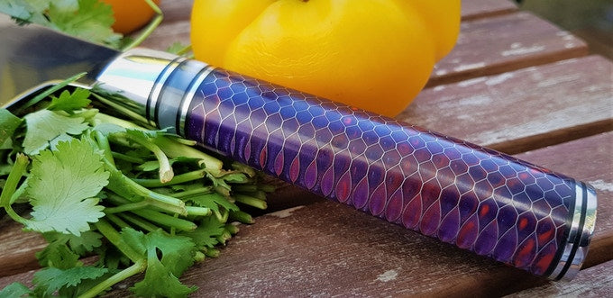 Santoko Messer mit Titanium-Beschichtung | Sternsteiger - Yukimura Kollektion-4
