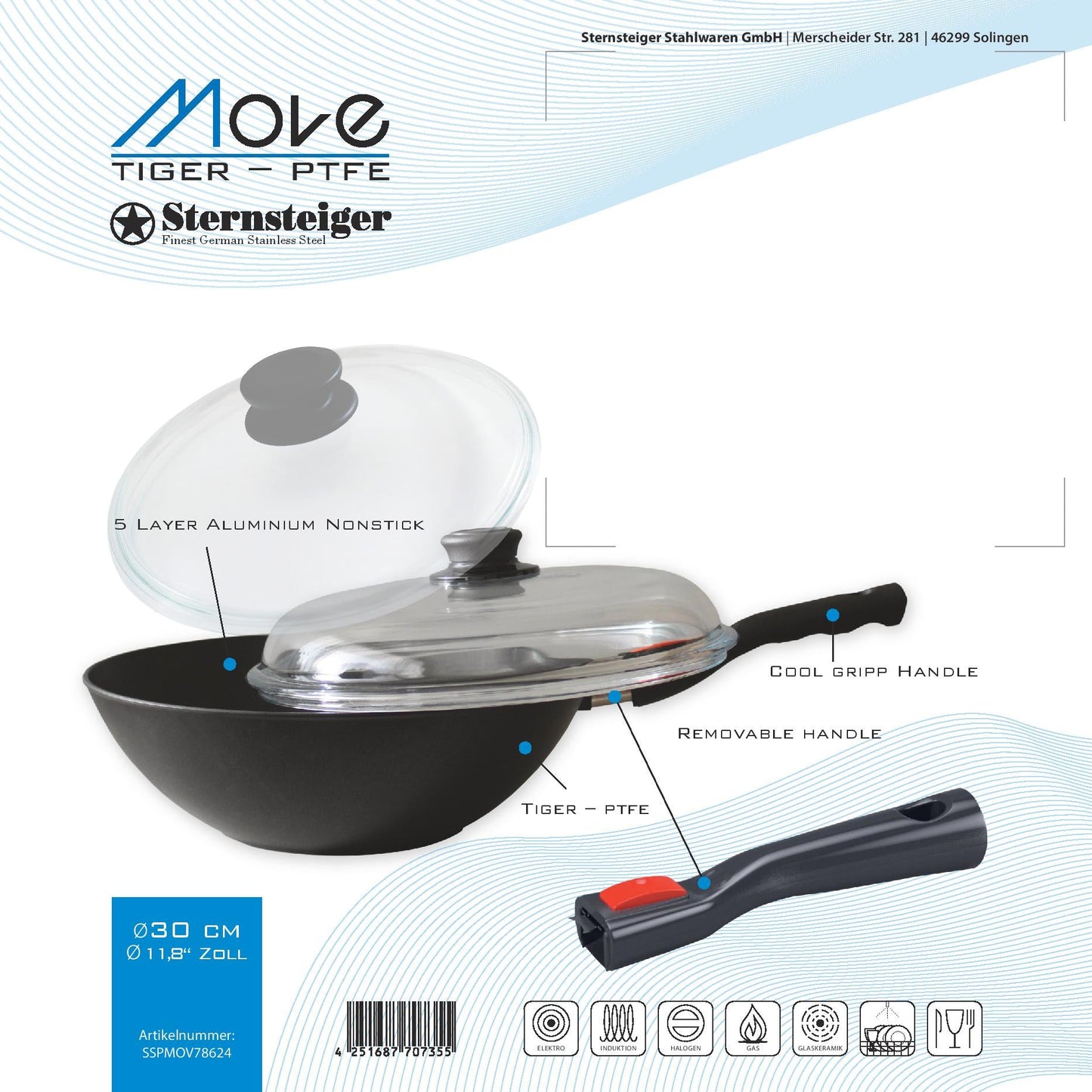 Sternsteiger MoVe 30 cm diameter Wok-3