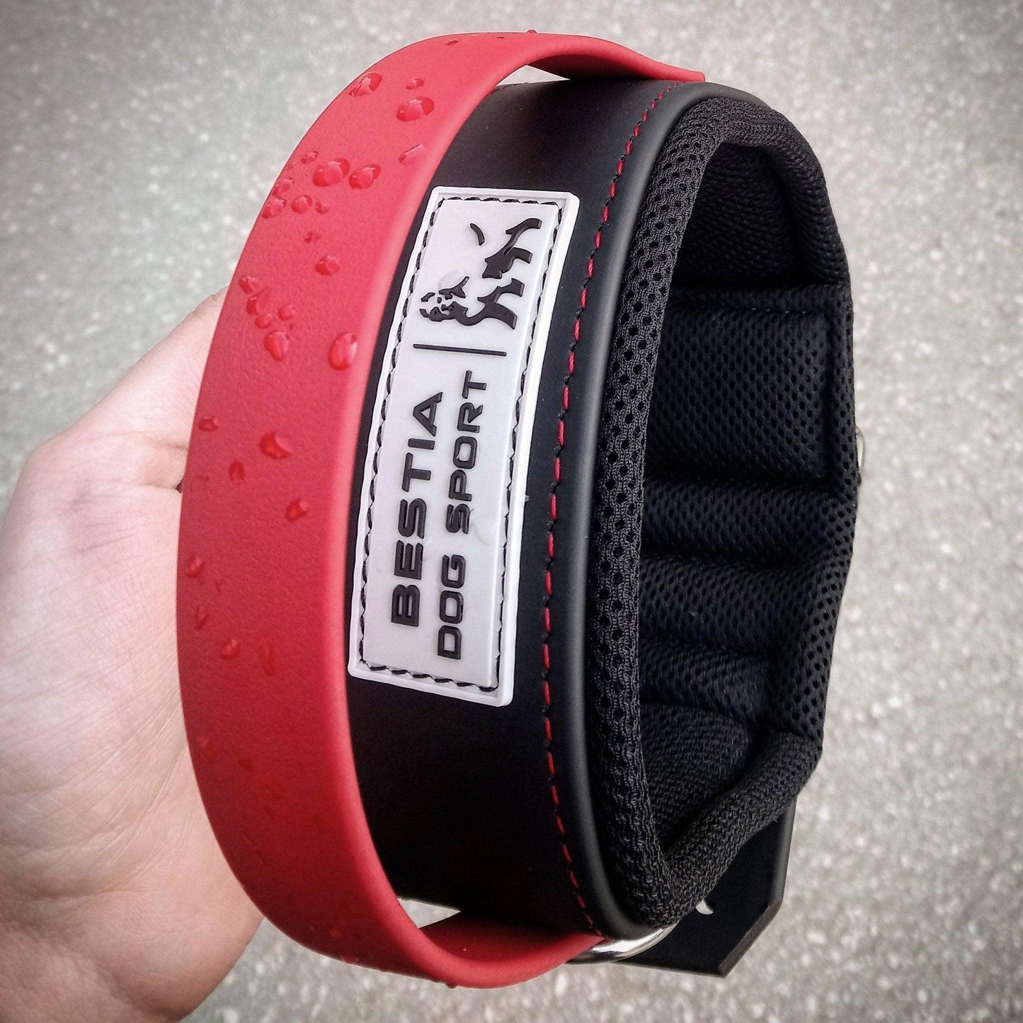 BESTIA DOG SPORT Rotgriff-Halsband-2