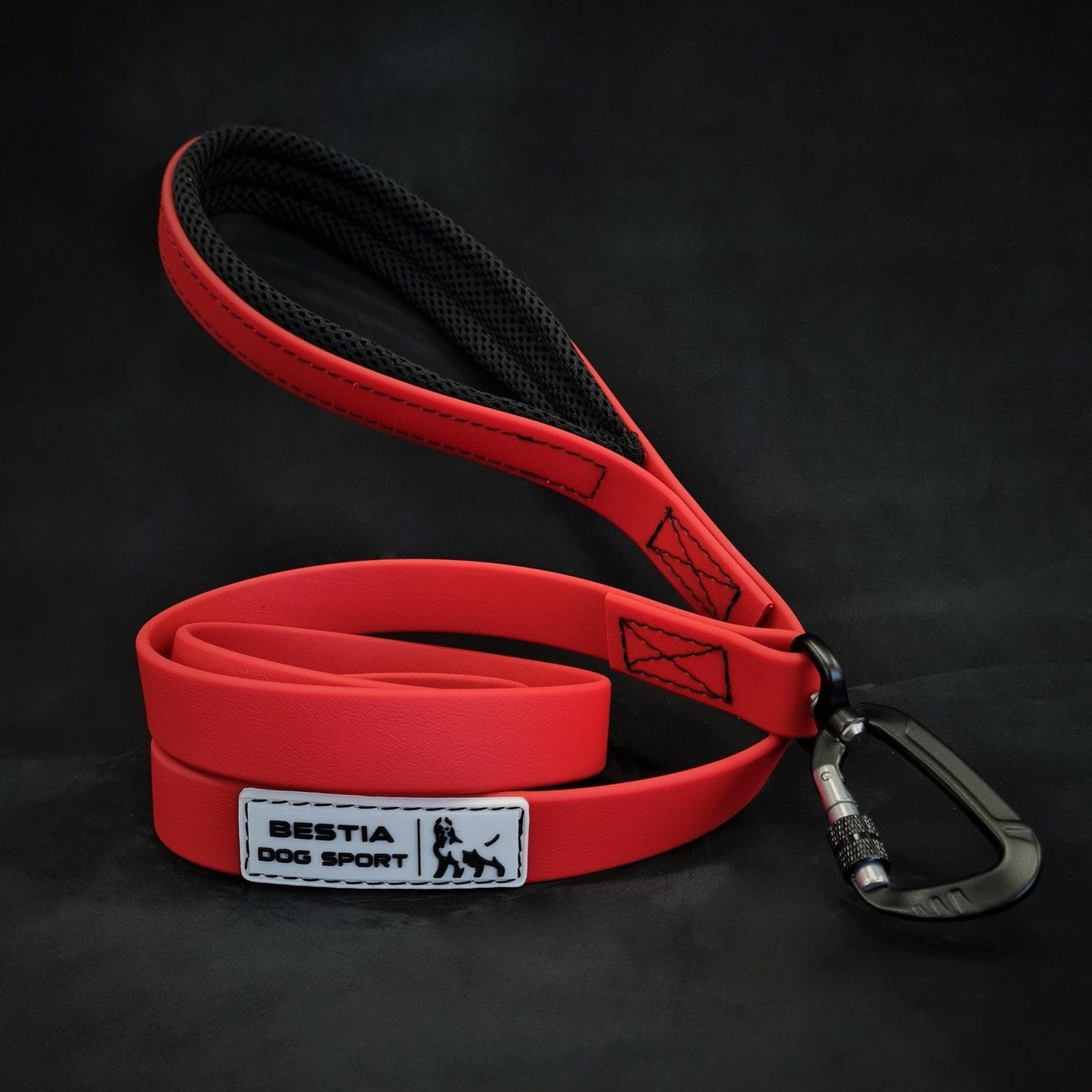 BESTIA DOG SPORT Taktische Leine Rot-1