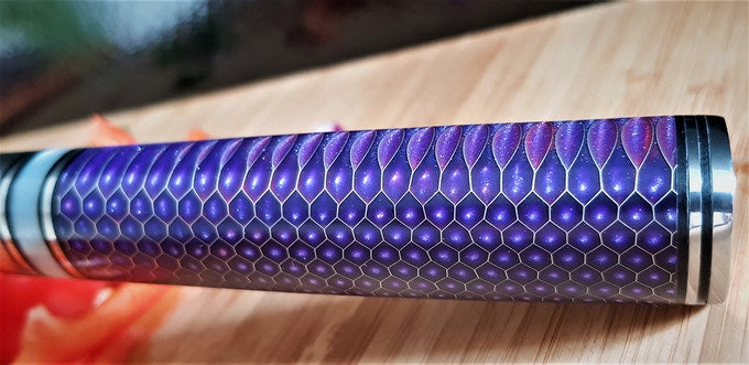 Santoko Messer mit Titanium-Beschichtung | Sternsteiger - Yukimura Kollektion-3
