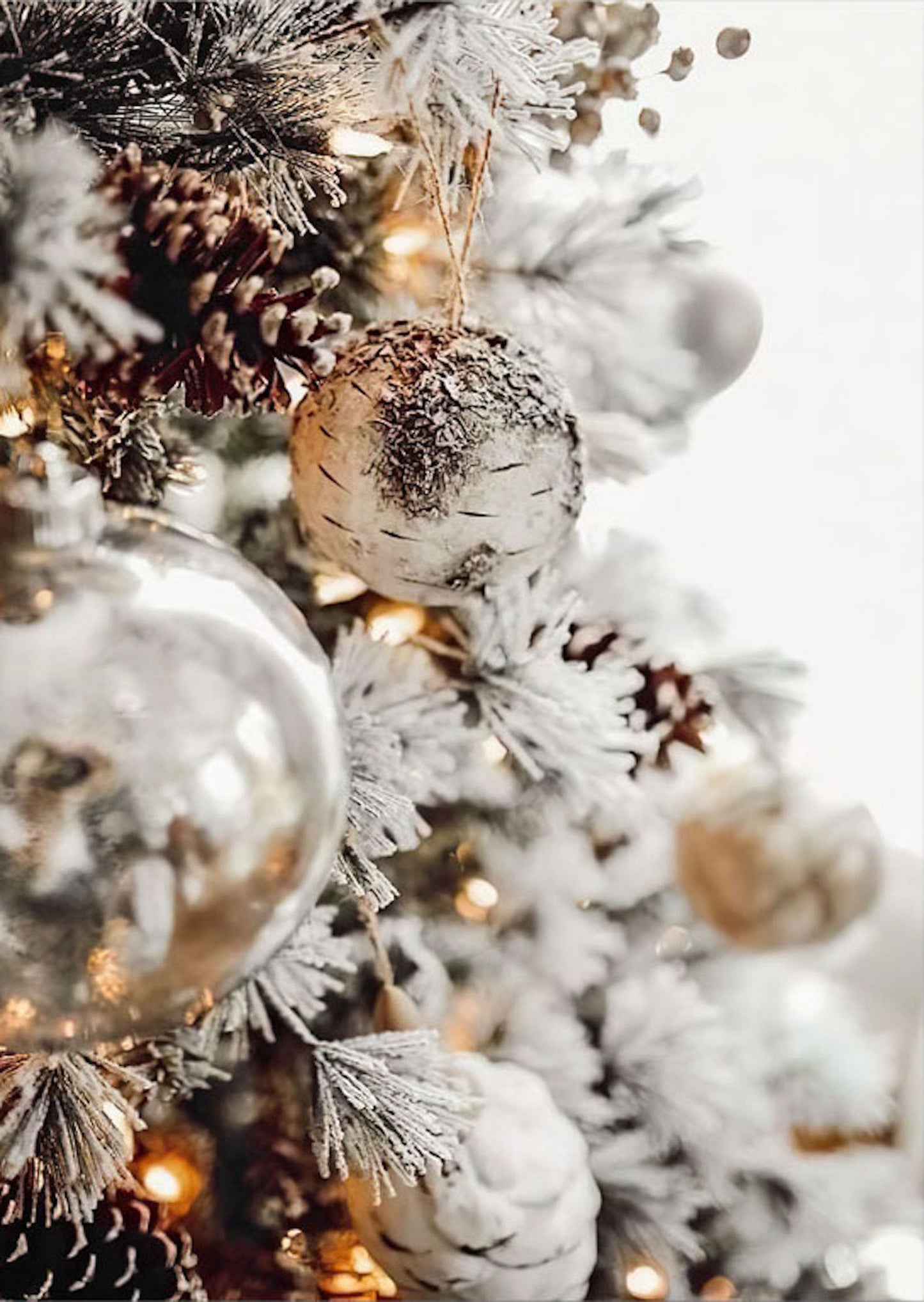 Poster New York Weihnachtsbaum Zimtplätzchen Kathedrale | Bilder Wohnzimmer | Wandbilder Schlafzimmer | Deko Print ohne Rahmen | Bilder Set-8