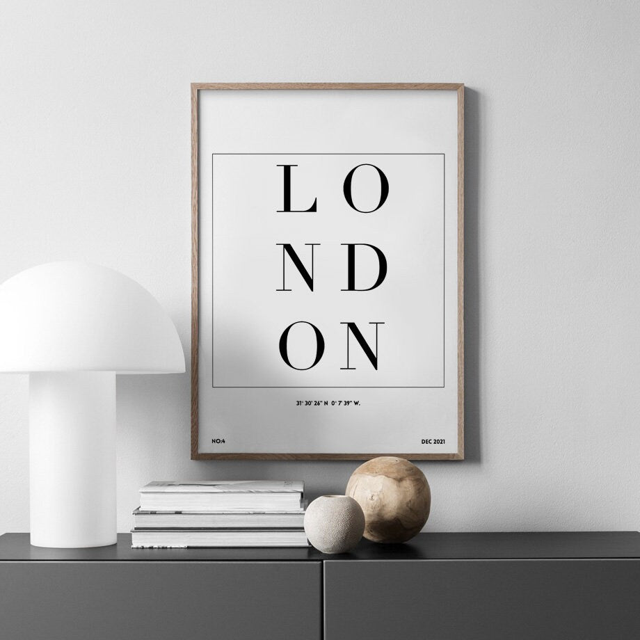 Poster Städte Schwarz Weiß I Wandbilder Wohnzimmer & Schlafzimmer I Deko Print Bilder I ohne Rahmen-1