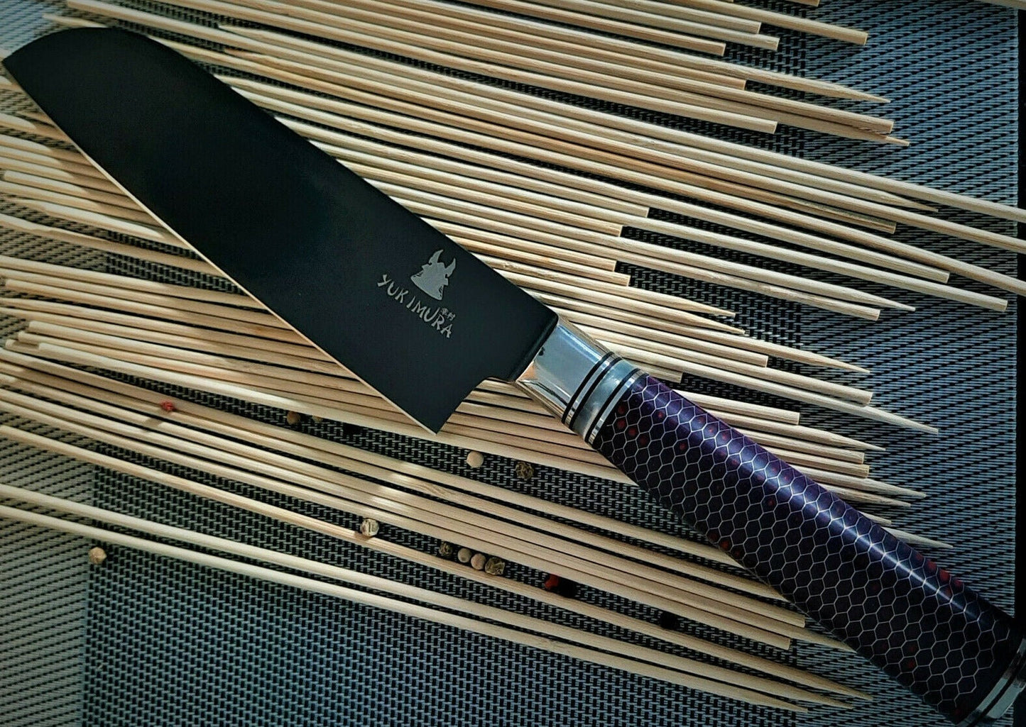Santoko Messer mit Titanium-Beschichtung | Sternsteiger - Yukimura Kollektion-0