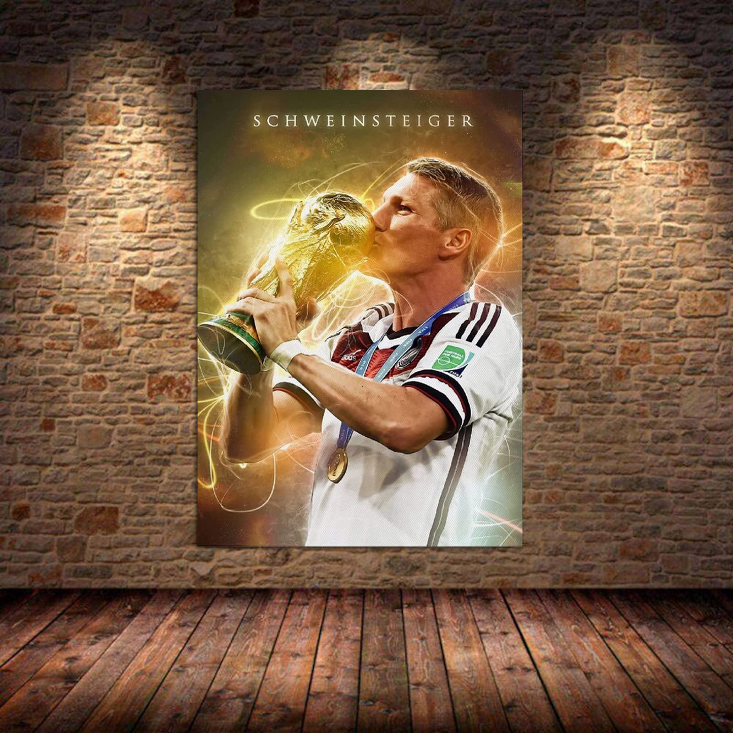 Poster Fußball Christiano Ronaldo und Messi als Deko Print ohne Rahmen-9