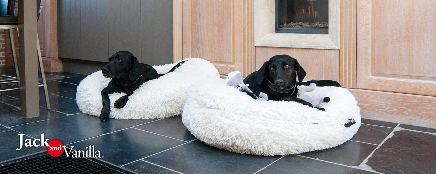 Jack and Vanilla PUFF Long Plush Weiß - Ø105cm