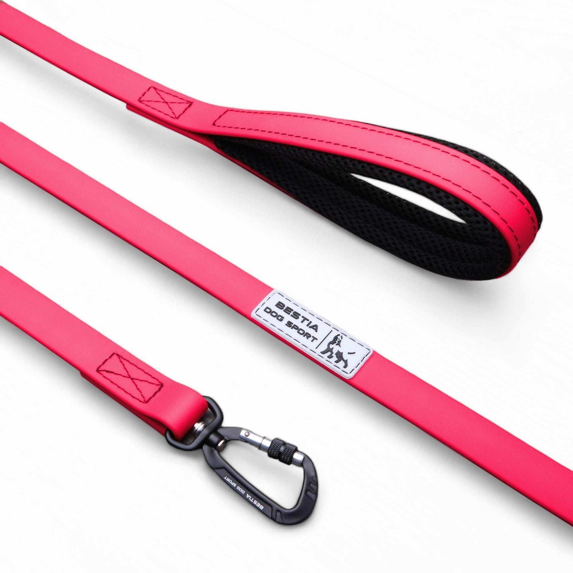 BESTIA DOG SPORT Taktische Leine Neon Pink-0