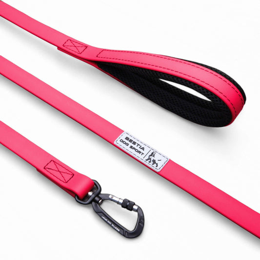 BESTIA DOG SPORT Taktische Leine Neon Pink-0