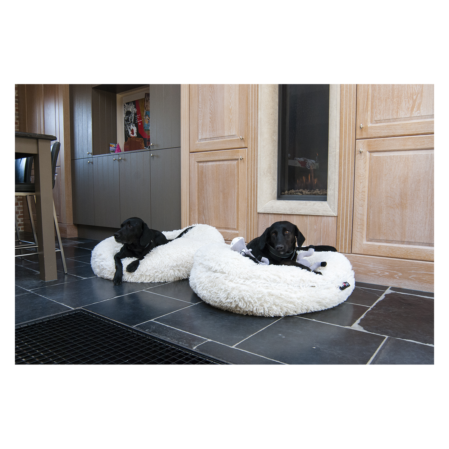Jack and Vanilla PUFF Long Plush Weiß - Ø105cm