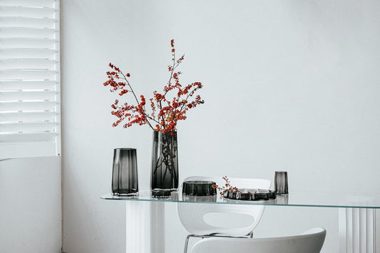Kleine Luxusvase, moderner Klassiker, stilvolles Design.-0