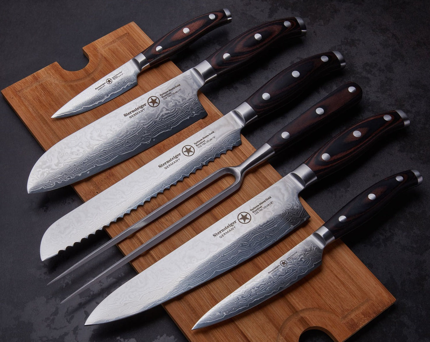 Sternsteiger | Damastmesser 7er-Set-0