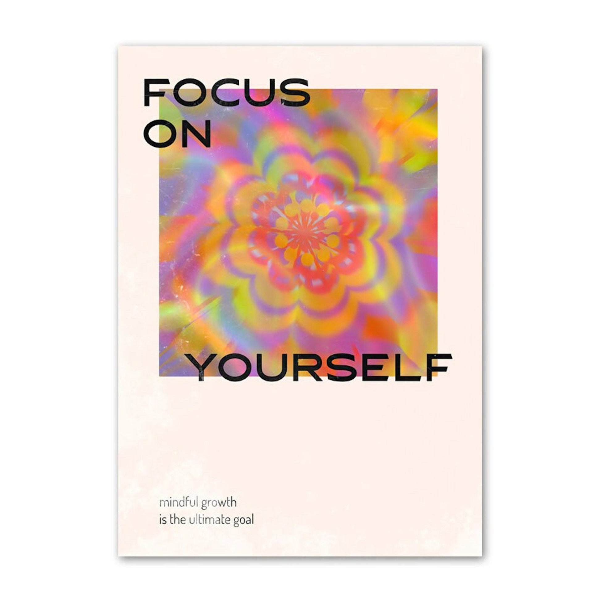 Poster Fokussieren, Gleichgewicht und Energie als Deko Print ohne Rahmen-9