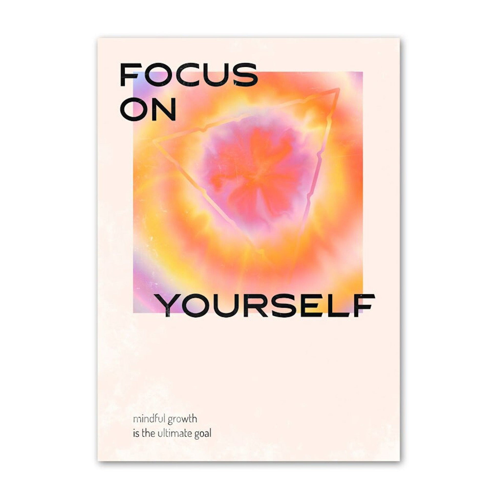 Poster Fokussieren, Gleichgewicht und Energie als Deko Print ohne Rahmen-8