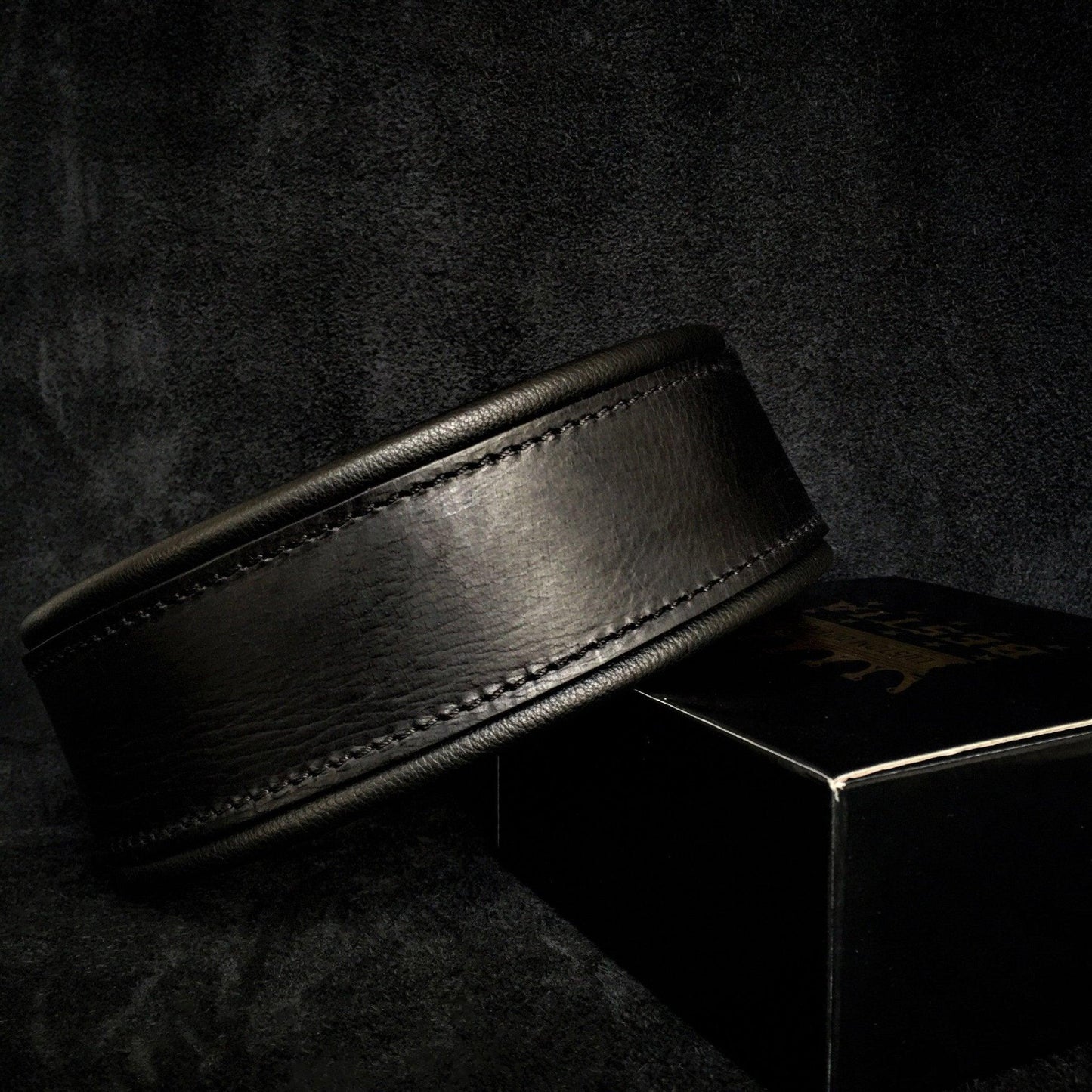 Einfaches „Style“ Halsband in Schwarz. Premium Qualität-0