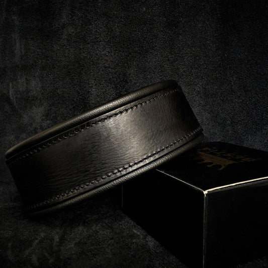 Einfaches „Style“ Halsband in Schwarz. Premium Qualität-0