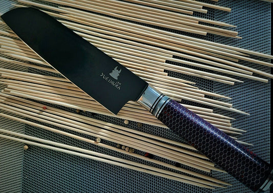 Santoko Messer mit Titanium-Beschichtung | Sternsteiger - Yukimura Kollektion-0