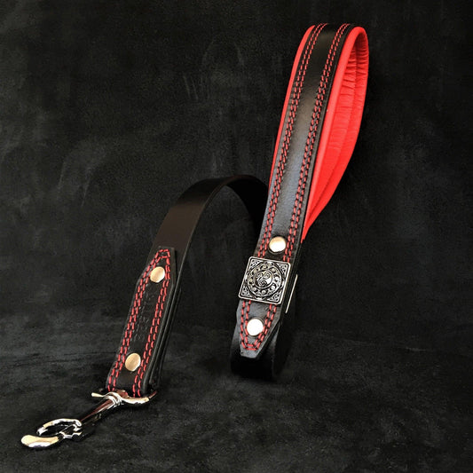 Die „Eros“ Leine in Schwarz & Rot-0